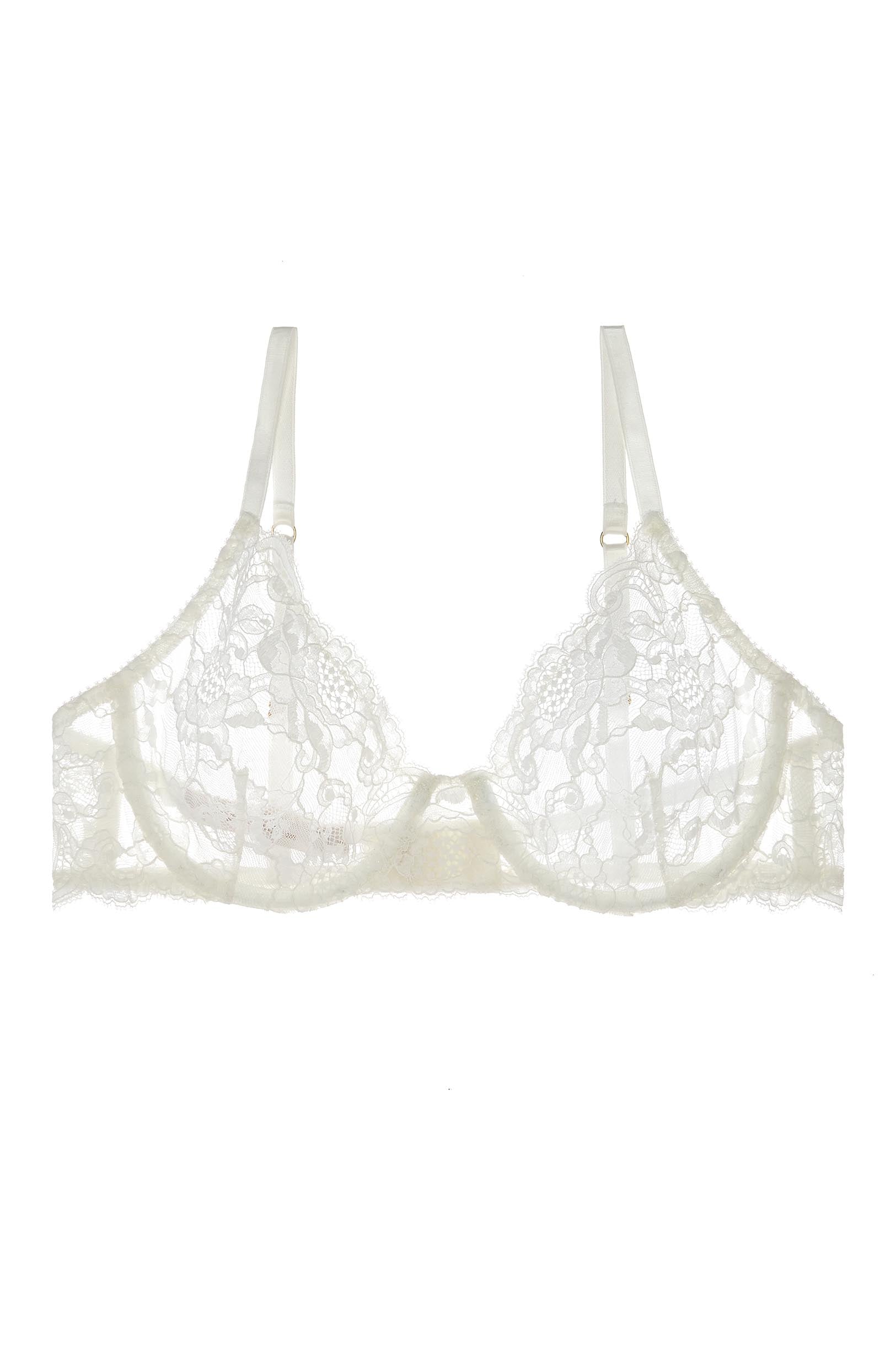 Peony French lace underwire Full cup bra – GirlandaSeriousDream.com