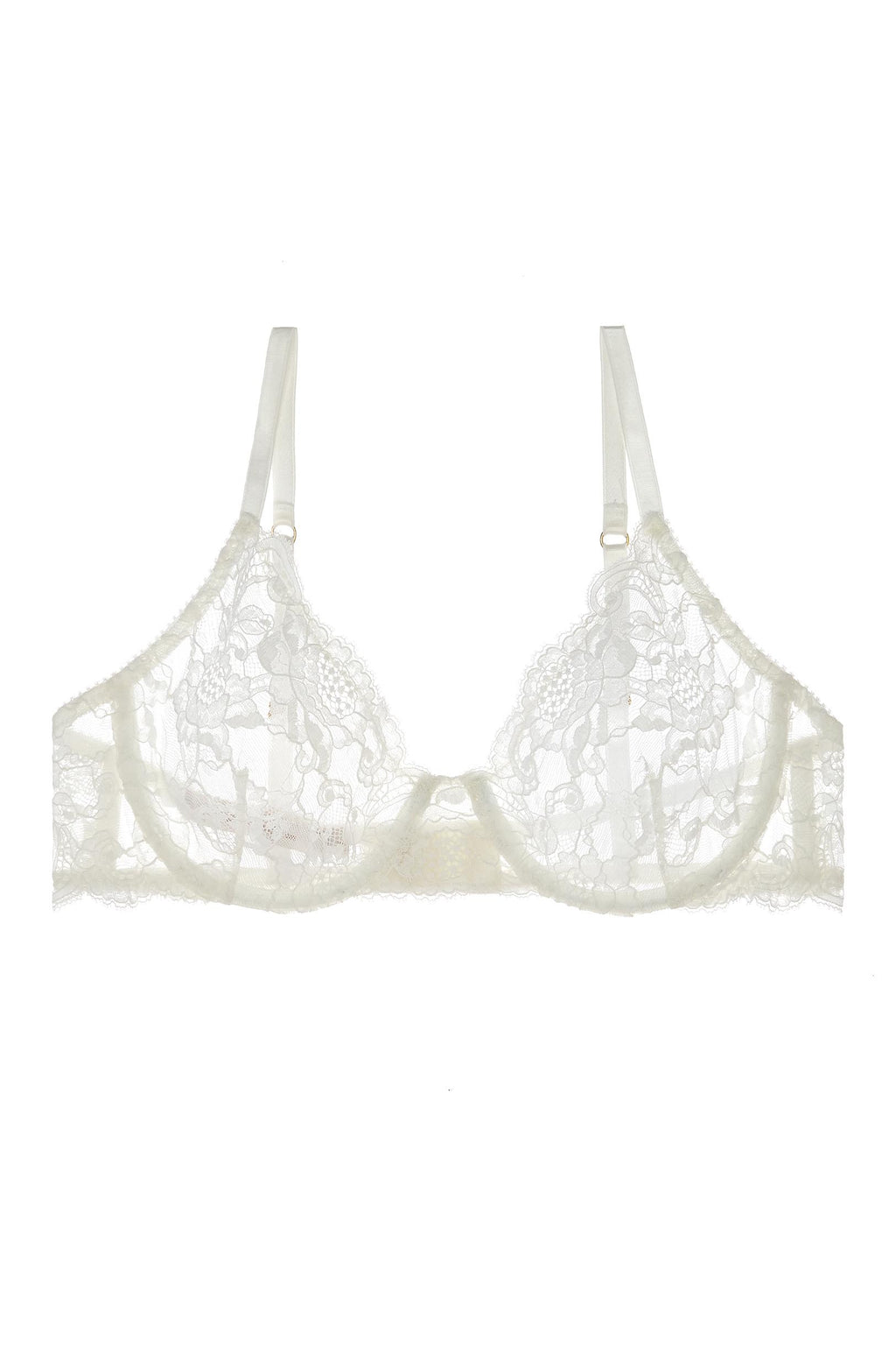 Peony French lace underwire Full cup bra – GirlandaSeriousDream.com