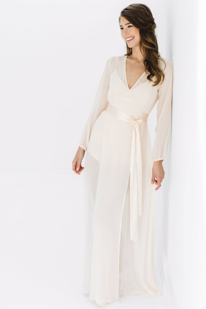 silk wrap robe