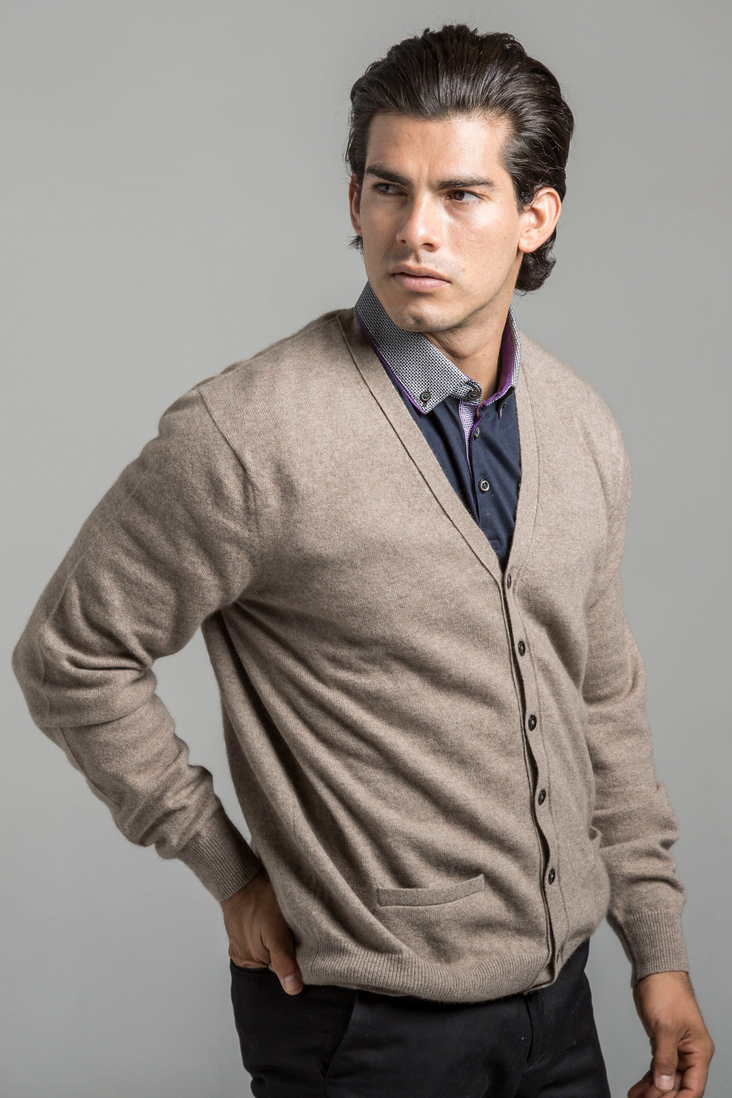 Men's Cashmere Cardigans | Pine Cashmere