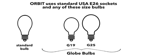 Lámpara maravillosa Astro Luma retro de los años 70: iluminación de estilo moderno de mediados de siglo de AtomicMobiles.com