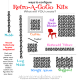 Ideas + Inspo for configuration options for Retro-A-GoGo DIY Kits by AtomicMobiles.com