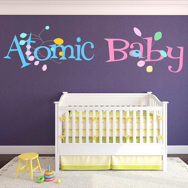 Atomic Baby Mobiles: móviles para bebés de estilo retro moderno de mediados de siglo de AtomicMobiles.com