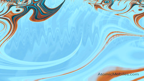 Fond virtuel Zoom gratuit par AtomicMobiles.com en bleu et marron