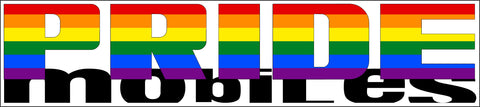 Móviles artísticos colgantes LGBTQ Rainbow Pride de AtomicMobiles.com