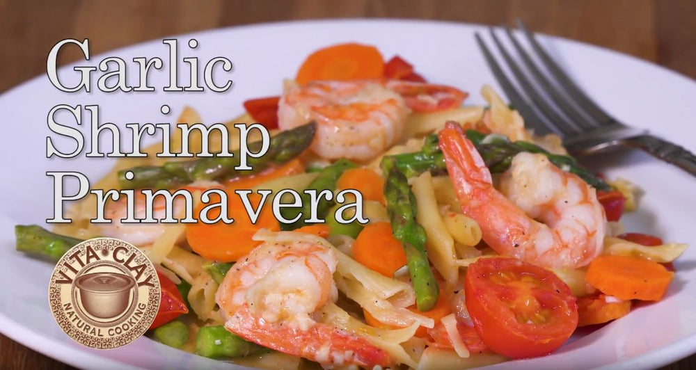 garlic shrimp primavera