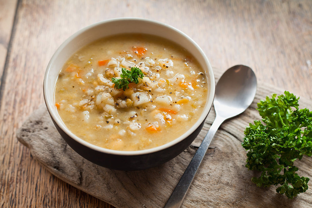 barley and vegetable soup