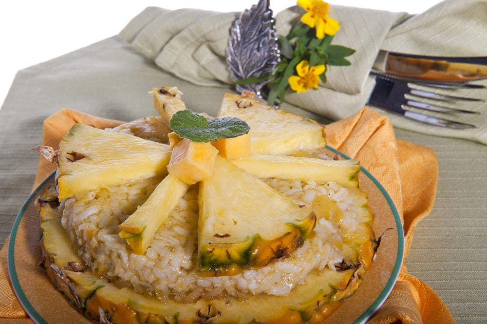 pineapple rice pudding