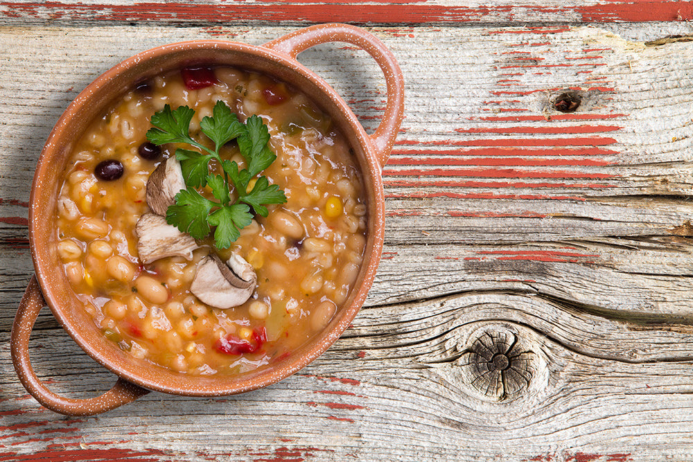 slow cooker soup barley vegetable