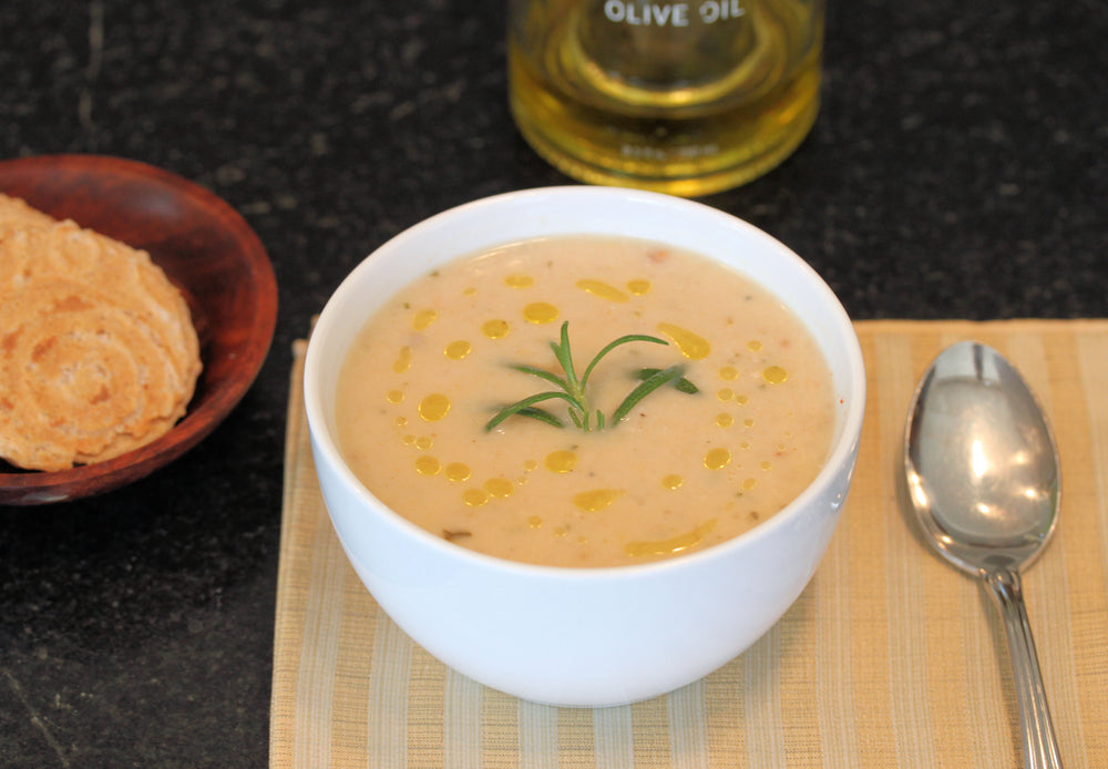 white bean bisque