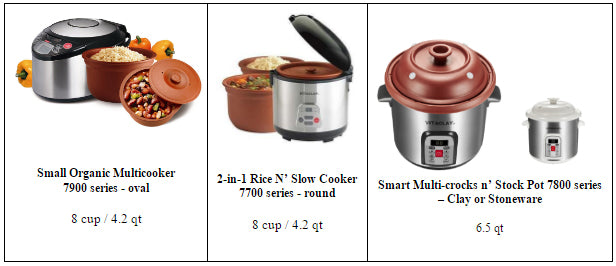 VitaClay Multi-cooker - Clay Pot Make Rice, Yogurt, Slowcook Organically!