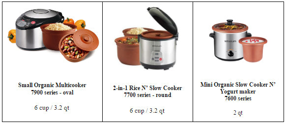 Best Clay Rice Cookers  Small Clay Pot Rice Cooker - VitaClay® Chef