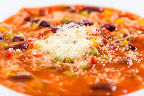 HEARTY, AUTHENTIC, TRADITIONAL, ITALIAN VEGETABLE MINESTRONE IN VITACLAY'S BEST SOUP-MAKER