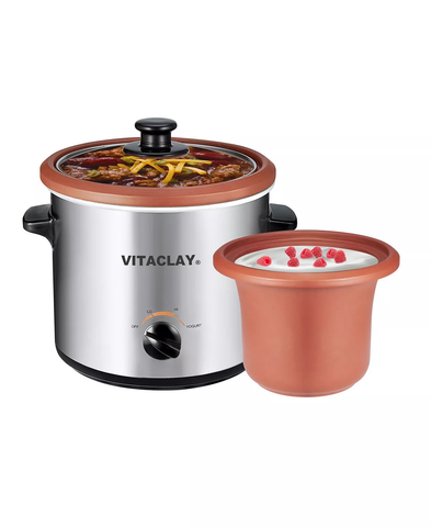 VitaClay 3-in-1 VS7600 Yogurt Maker Slow Cooker for Moms and Mothers