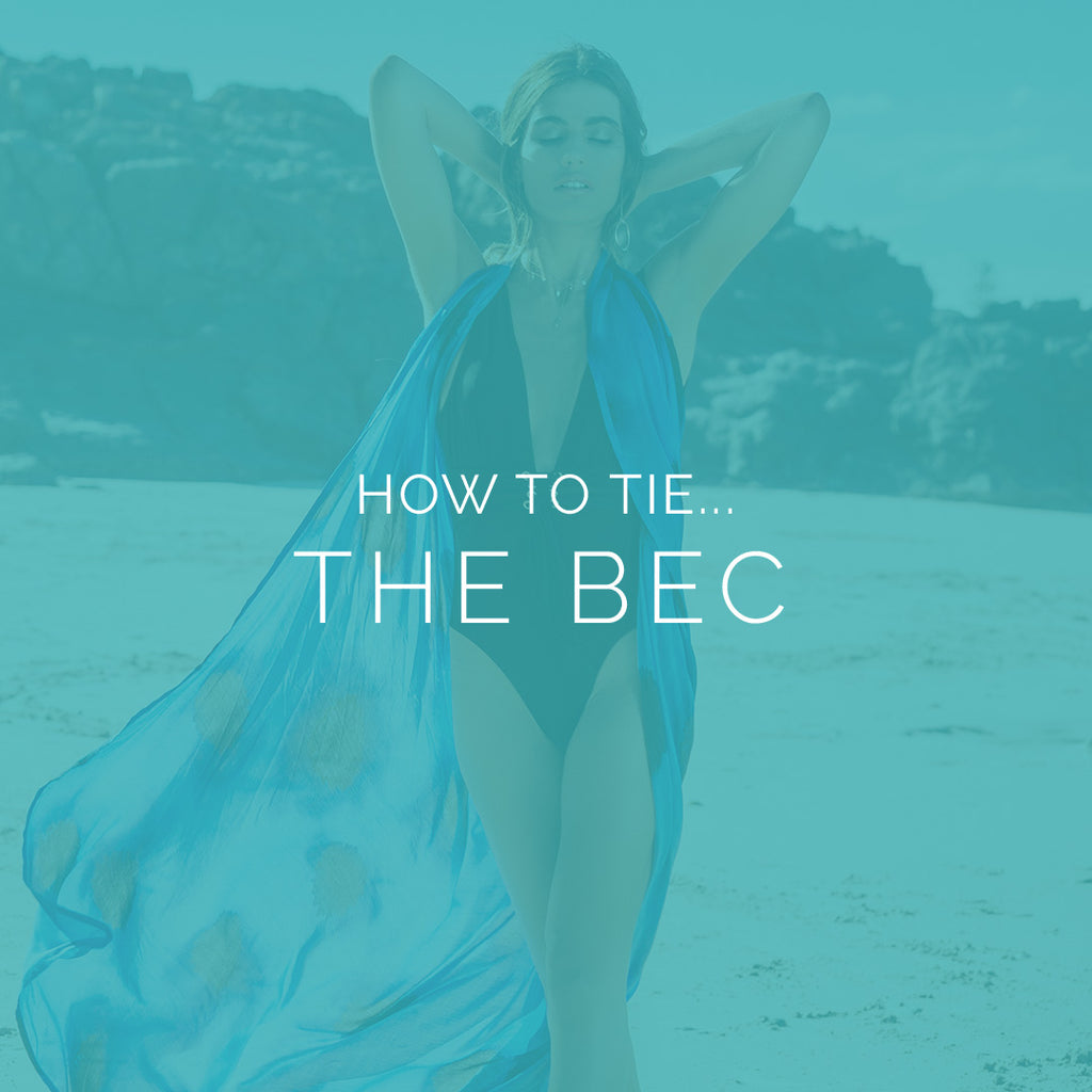 How to tie your robe, the Bec!