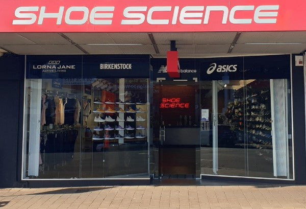 Outside the Shoe Science Takapuna Store