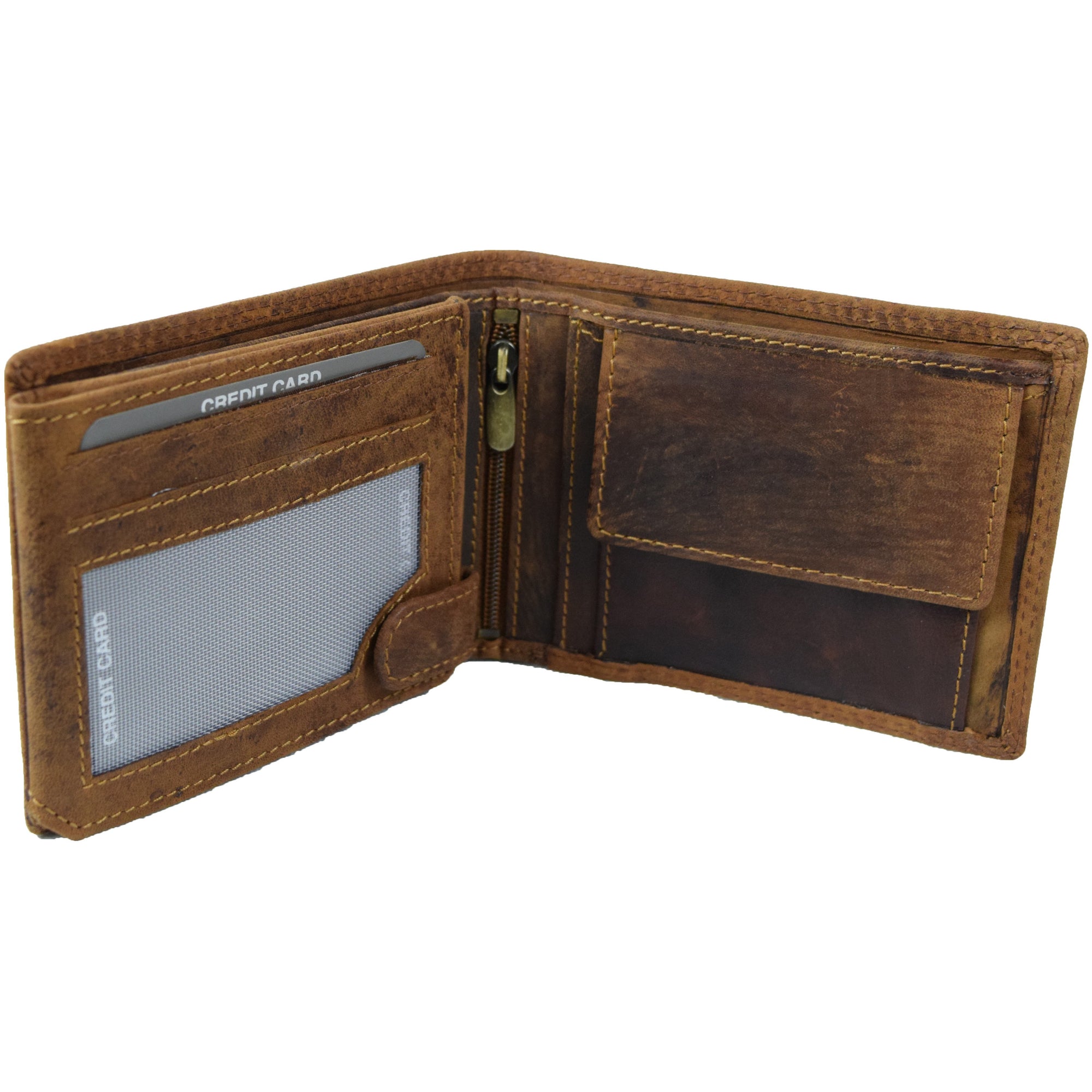 Greenwood Leather Wallet - George - RFID Safe