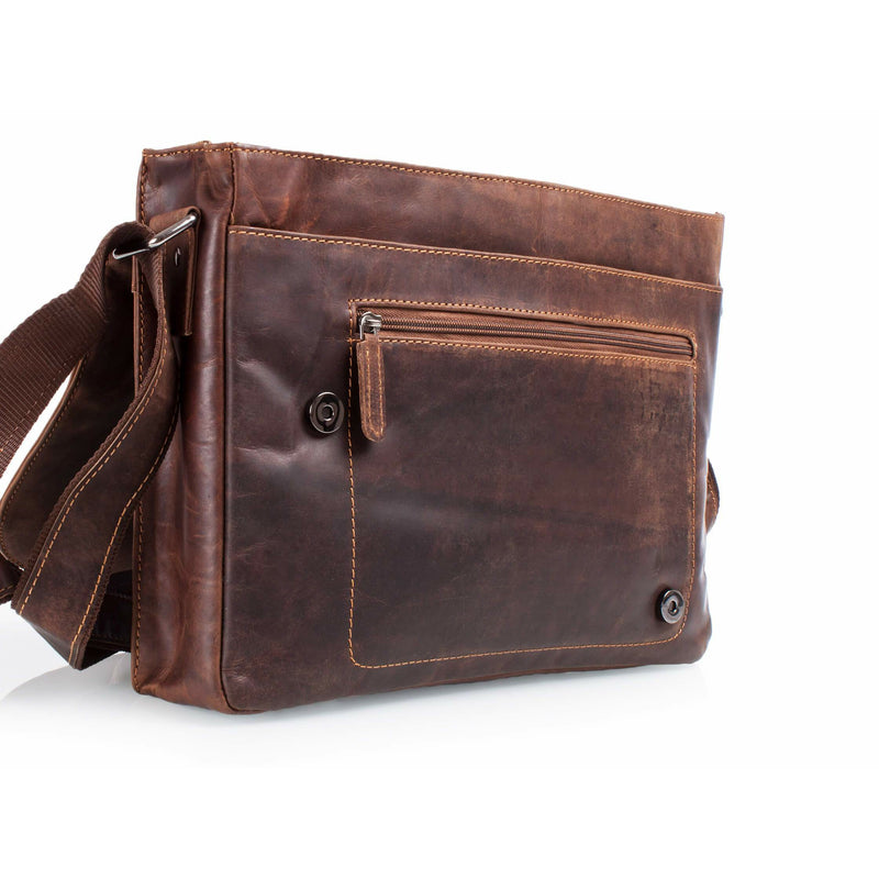 Mens Leather Shoulder Bags | Greenwood Leather