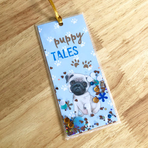 Puppy tales | Shaker bookmark