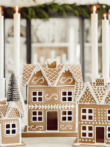 Easy DIY Gingerbread Houses – Returning Grace Designs