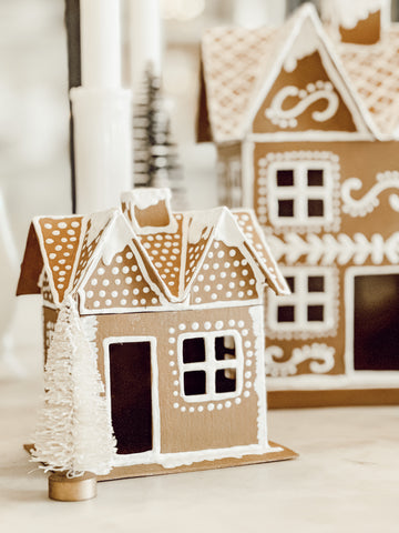 Easy DIY Gingerbread Houses