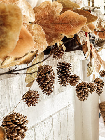 DIY Pinecone Garland