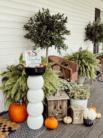DIY Trick or treat stand