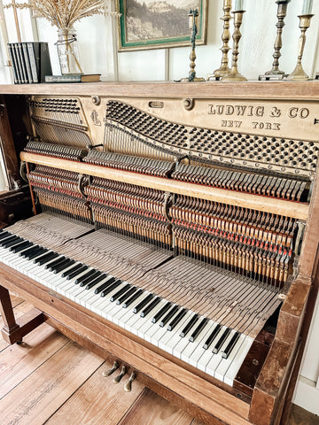 Vintage piano restoration