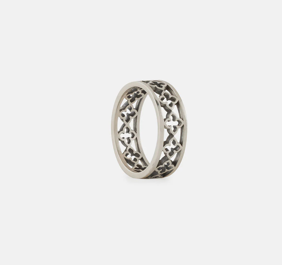 Serge Denimes Mens Sterling Silver Traditional Hallmark Ring in White for  Men | Lyst UK