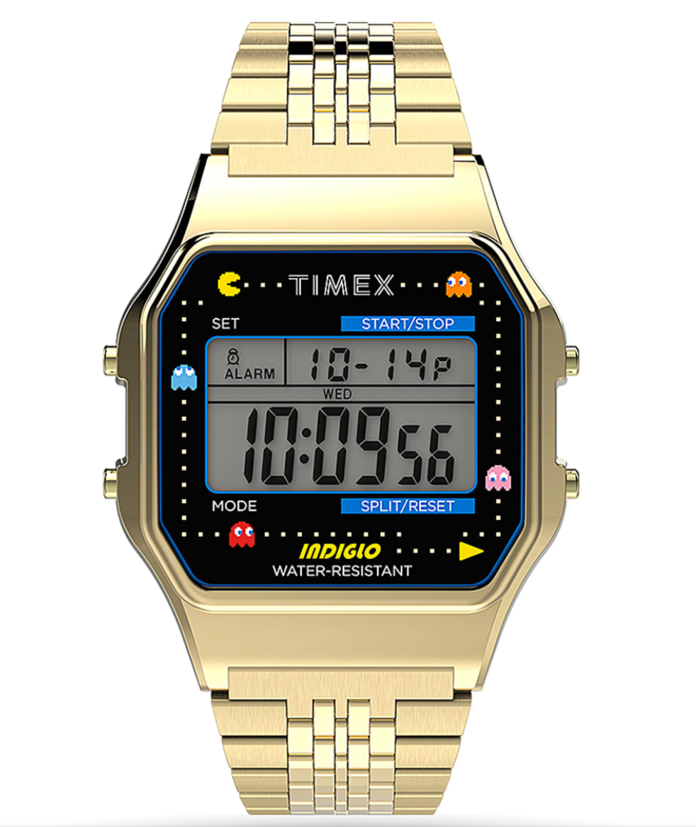 Timex T80 x PAC-MAN™ 34mm Stainless Steel Bracelet Watch - Gold Tone