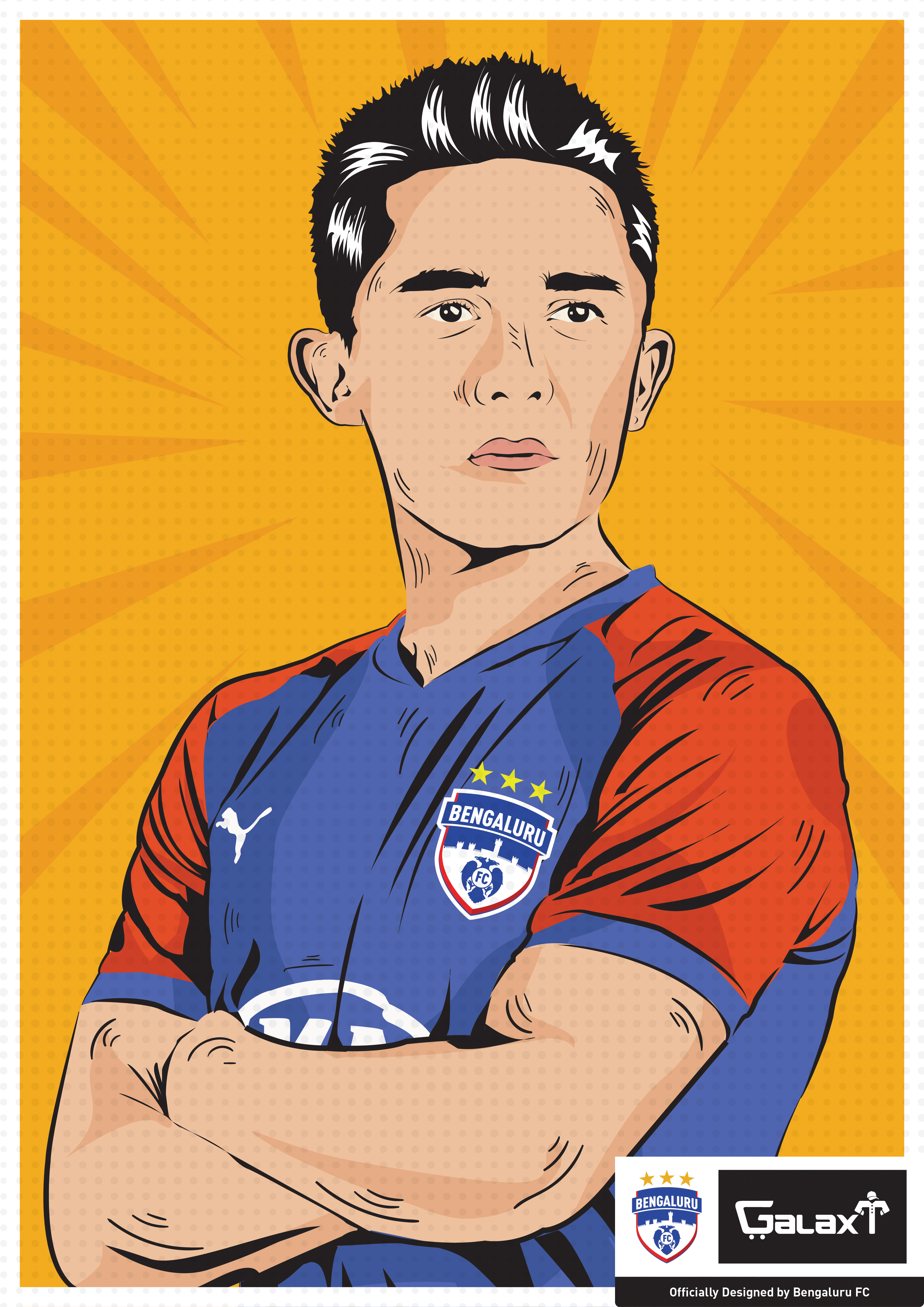 Bengaluru FC Sunil Chhetri Poster 