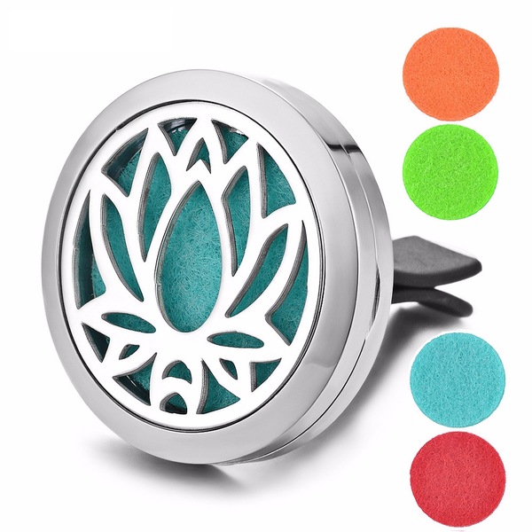 Lotus Flower Essential Oil Diffuser for Car Charms Of Avalon