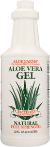 ALOE FARMS: Aloe Vera Gel Organic, 32 oz