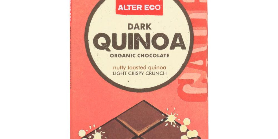 ALTER ECO: Organic Chocolate Dark Quinoa, 2.82 oz