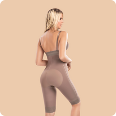 3083 Strapless to Knee Firm Body Shaper with Butt Lifter