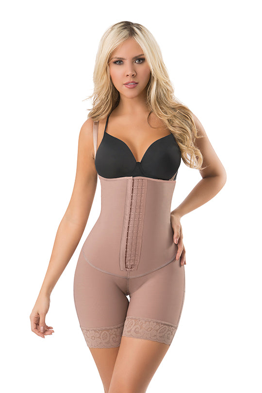 High Back Open Bust Body Shaper with Front Zipper – Montgomery