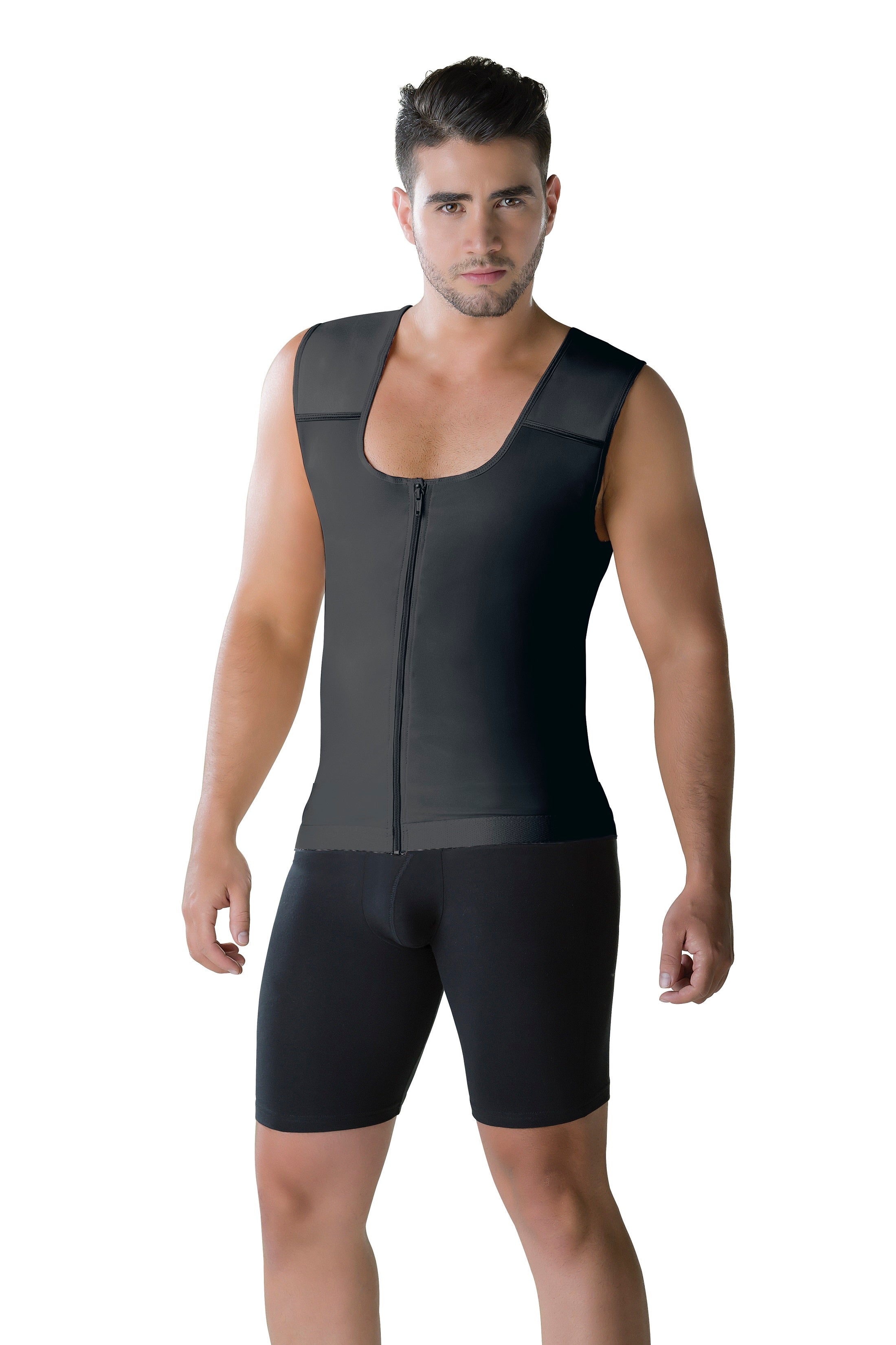 Men Shapewear Bodysuit Full Body Shaper Compression Slimming Suit Breathable  USA