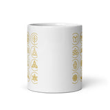Chakra Coffee Mug "Golden Chakra"  Healing Spiritual meditation Coffee Mug