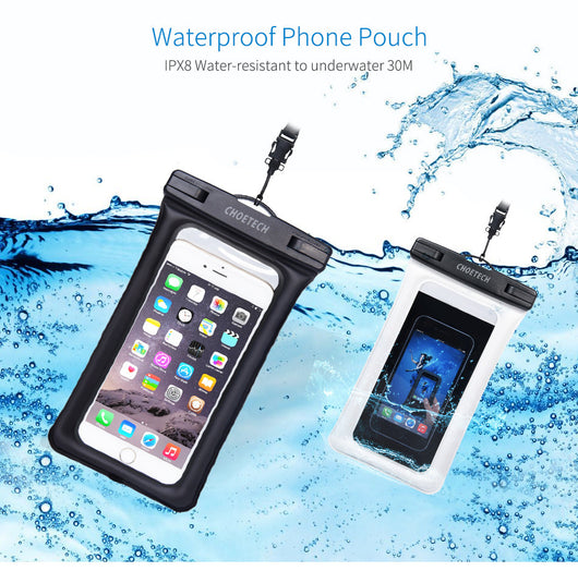 waterproof pouch with strap