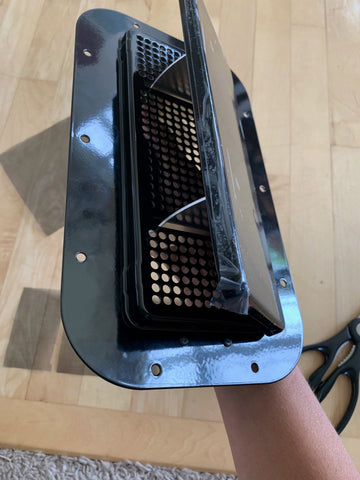 Ford Transit Van Conversion - rear door vent