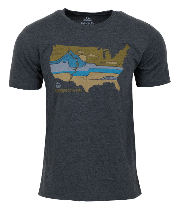 Men's/Unisex Continental Divide Trail United Landscapes T-shirt – Seek ...