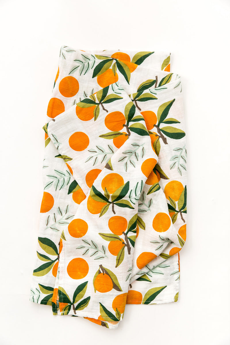 orange swaddle