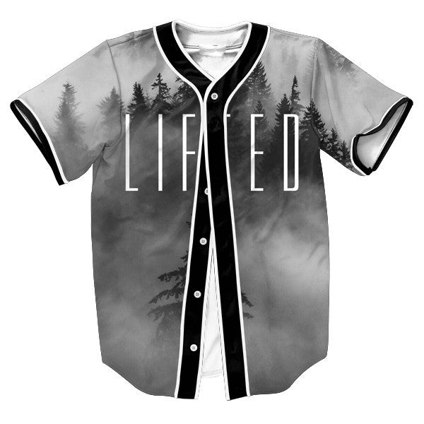 too black baseball jersey