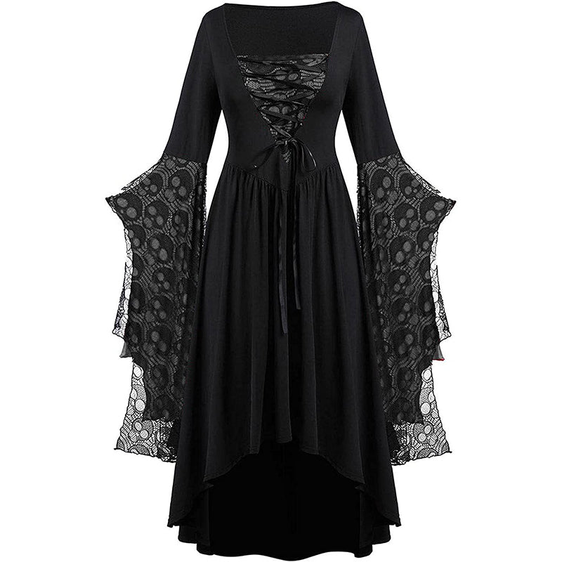 Renaissance Retro Medieval Dresses Halloween Plus Size Gothic Cosplay ...