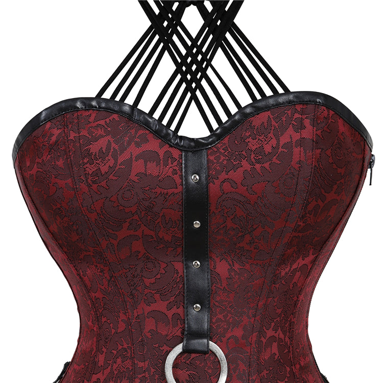 Cheap Steampunk Steel Boned Gothic Overbust Corsets Hiipps