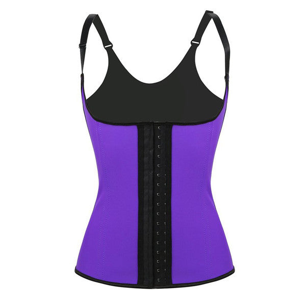 Waist Trainer Latex Shapewear Corset with Adjustable Straps|Hiipps.com