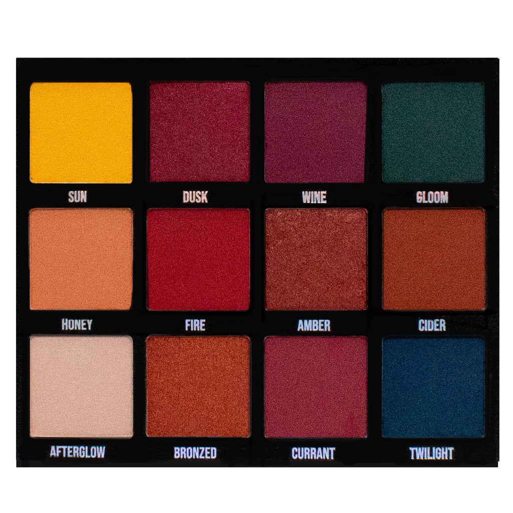 red makeup palette