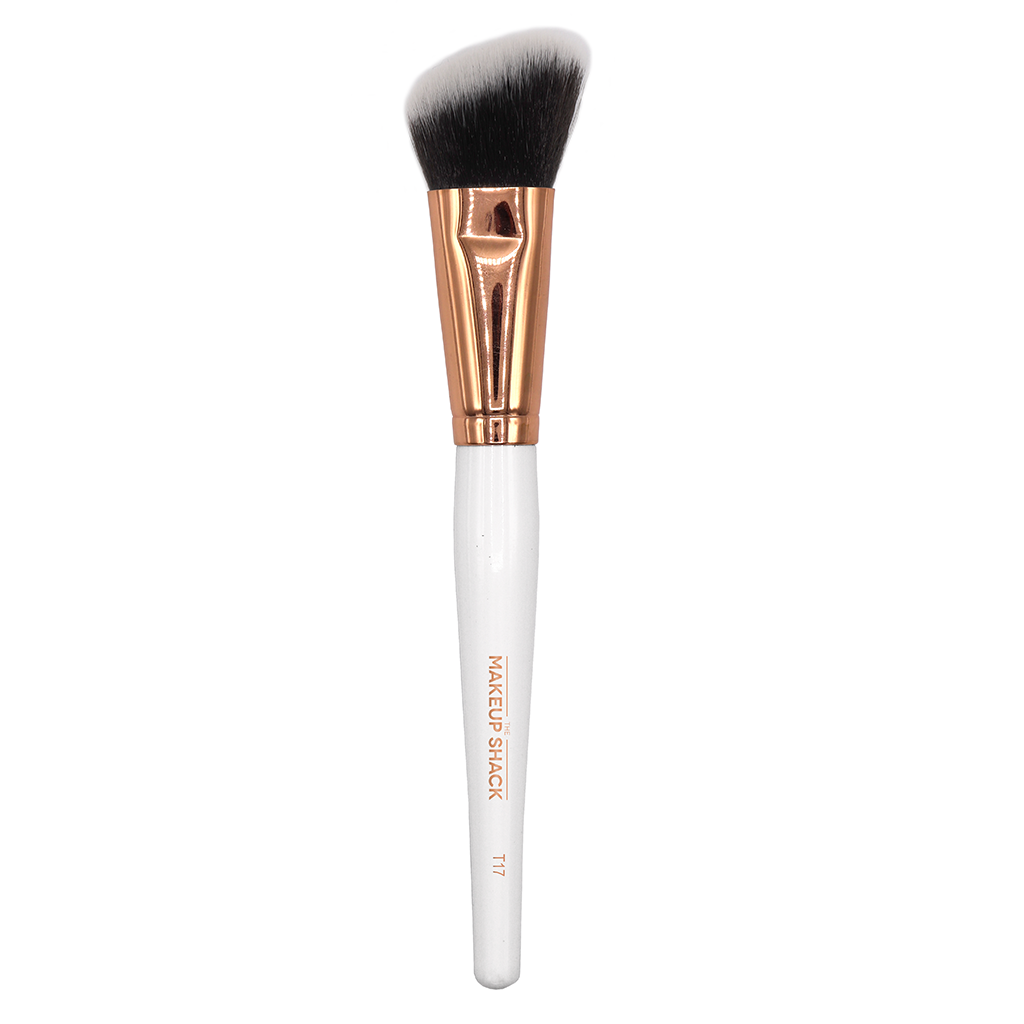 slanted makeup brush