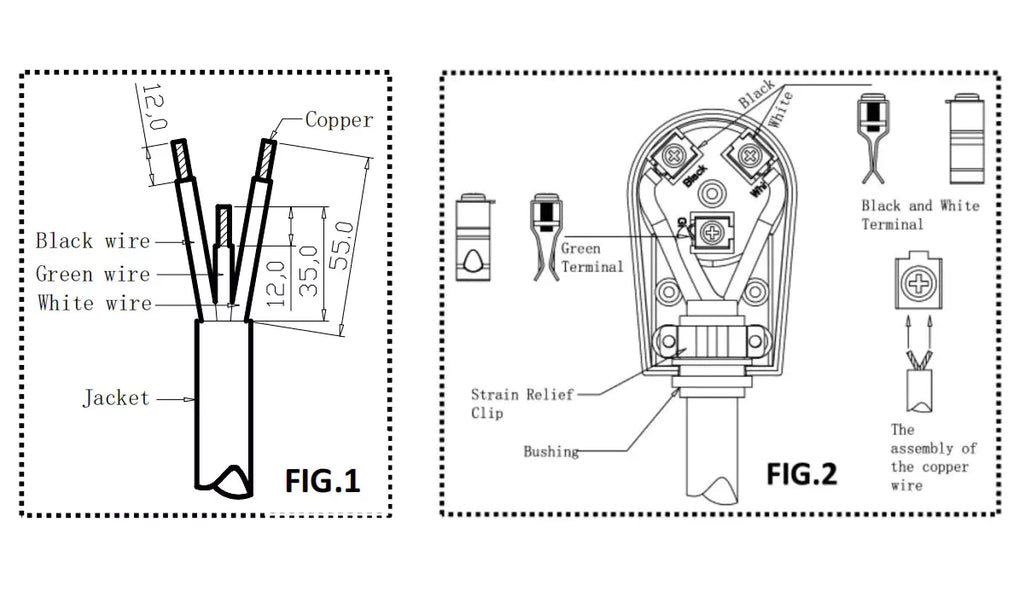 Install the RV extension power cord