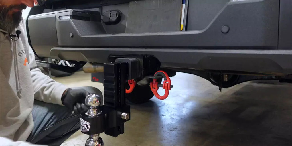 Install the hitch ball